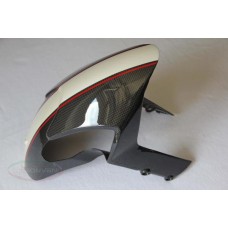 CARBONVANI - DUCATI MONSTER M696 / M796 / M1100 CARBON FIBER FRONT MUDGUARD OE style DUCATI CORSE (Red/White/Red) CARBONVANI - DUCATI MONSTER M696 / M796 / M1100 CARBON FIBER FRONT MUDGUARD OE style DUCATI CORSE (Red/White/Red)
