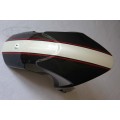 CARBONVANI - DUCATI MONSTER M696 / M796 / M1100 CARBON FIBER FRONT MUDGUARD OE style DUCATI CORSE (Red/White/Red)
