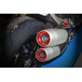 DBK Special Parts (Ducabike) Billet Exhaust End Caps for the Ducati Monster 1200