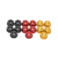 DBK Special Parts (Ducabike) Flange Nuts for Small Hub Ducati Single Sided Swingarms and Nuts for Sprocket for Ducati 999/749 and Scrambler (set of 5) DBK Special Parts (Ducabike) Flange Nuts for Small Hub Ducati Single Sided Swingarms and Nuts for Sprocket for Ducati 999/749 and Scrambler (set of 5)