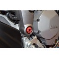 DBK Special Parts (Ducabike) Contrast Cut Billet Main Frame Caps (Swing arm pivot) for the Ducati Monster 1200 / 821, Supersport, and Scrambler Desert Sled DBK Special Parts (Ducabike) Contrast Cut Billet Main Frame Caps (Swing arm pivot) for the Ducati Monster 1200 / 821, Supersport, and Scrambler Desert Sled