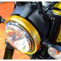 Ducabike Billet Aluminum Headlight Trim Ring for the Ducati Scrambler