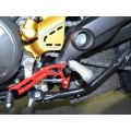 DBK Special Parts (Ducabike) Adjustable Rider Footpegs for the Ducati Scrambler & Monster 797