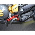 DBK Special Parts (Ducabike) Adjustable Rider Footpegs for the Ducati Scrambler & Monster 797