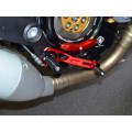 DBK Special Parts (Ducabike) Adjustable Folding Rider Footpegs for the Ducati Scrambler & Monster 797