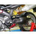 DBK Special Parts (Ducabike) Passenger Peg Kit for Adjustable Rearsets for the Ducati Monster 696/796/1100 - SHIPPING DAMAGED
