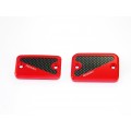 DBK Special Parts (Ducabike) Billet Front Brake & Clutch Reservoir Caps for the Ducati Hypermotard 796, & Monster 695/696/796/S2R 800 DBK Special Parts (Ducabike) Billet Front Brake & Clutch Reservoir Caps for the Ducati Hypermotard 796, & Monster 695/696/796/S2R 800