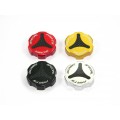 Ducabike Billet Rear Brake Reservoir Cap for Ducati (except Diavel and 2015+ Multistrada) and Performance Technology Clutch Reservoir