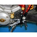 DBK Special Parts (Ducabike) Adjustable Rearsets for the Ducati Hypermotard 796/1100 and Multistrada 620/1000/1100 DBK Special Parts (Ducabike) Adjustable Rearsets for the Ducati Hypermotard 796/1100 and Multistrada 620/1000/1100
