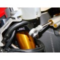 DBK Special Parts (Ducabike) Steering Damper Mount for the Ducati Panigale 1299 / 1199 / 959 / 899 and V2 with 53mm diameter Ohlins or Showa Forks DBK Special Parts (Ducabike) Steering Damper Mount for the Ducati Panigale 1299 / 1199 / 959 / 899 and V2 with 53mm diameter Ohlins or Showa Forks