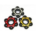 DBK Special Parts (Ducabike) Dual Color 6 Hole Rear Sprocket Hub Flange Carrier for Most Large hub Ducati DBK Special Parts (Ducabike) Dual Color 6 Hole Rear Sprocket Hub Flange Carrier for Most Large hub Ducati
