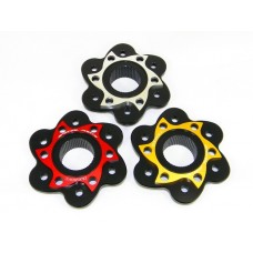 DBK Special Parts (Ducabike) Dual Color 6 Hole Rear Sprocket Hub Flange Carrier for Most Large hub Ducati DBK Special Parts (Ducabike) Dual Color 6 Hole Rear Sprocket Hub Flange Carrier for Most Large hub Ducati