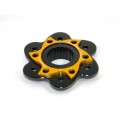 DBK Special Parts (Ducabike) Dual Color 6 Hole Rear Sprocket Hub Flange Carrier for Most Large hub Ducati DBK Special Parts (Ducabike) Dual Color 6 Hole Rear Sprocket Hub Flange Carrier for Most Large hub Ducati