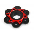 DBK Special Parts (Ducabike) Dual Color 6 Hole Rear Sprocket Hub Flange Carrier for Most Large hub Ducati DBK Special Parts (Ducabike) Dual Color 6 Hole Rear Sprocket Hub Flange Carrier for Most Large hub Ducati