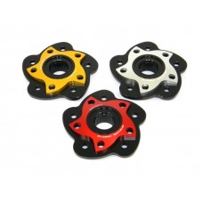 Ducabike Dual Color 5 Hole Rear Sprocket Hub Flange Carrier for the Ducati 748/916/996/998  Monster 796/1100/S2R/S4R/S4RS  Hypermotard 796/1100/821/939  and Multistrada 1000/1100
