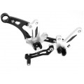 DBK Special Parts (Ducabike) Adjustable Rearsets for the Ducati Diavel