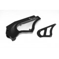 DBK Special Parts (Ducabike) Sprocket Cover w/ Plexiglass & Carbon Fiber Inserts for Ducati Hypermotard 821/939 DBK Special Parts (Ducabike) Sprocket Cover w/ Plexiglass & Carbon Fiber Inserts for Ducati Hypermotard 821/939