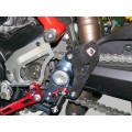 DBK Special Parts (Ducabike) Carbon Fiber Ankle/Chain Guard for Adjustable Rearsets for the Ducati Hypermotard 821/939 DBK Special Parts (Ducabike) Carbon Fiber Ankle/Chain Guard for Adjustable Rearsets for the Ducati Hypermotard 821/939