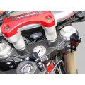 DBK Special Parts (Ducabike) Steering Damper Mount for the Ducati Hypermotard / Hyperstrada 821 / 939 / SP DBK Special Parts (Ducabike) Steering Damper Mount for the Ducati Hypermotard / Hyperstrada 821 / 939 / SP