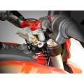 DBK Special Parts (Ducabike) Steering Damper Mount for the Ducati Hypermotard / Hyperstrada 821 / 939 / SP DBK Special Parts (Ducabike) Steering Damper Mount for the Ducati Hypermotard / Hyperstrada 821 / 939 / SP