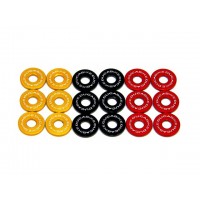 DBK Special Parts (Ducabike) Clutch Spring Retaining Caps (6) for the Ducati Hypermotard 796  Monster 620/695/696/795/796/797/S2R800  Multistrada 620 and Scrambler