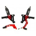 DBK Special Parts (Ducabike) SP Adjustable Rearsets for the Ducati 848/1098/1198 DBK Special Parts (Ducabike) SP Adjustable Rearsets for the Ducati 848/1098/1198