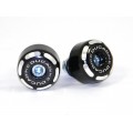 DBK Special Parts (Ducabike) Contrast Cut Weighted Bar Ends - Short - Closeout DBK Special Parts (Ducabike) Contrast Cut Weighted Bar Ends - Short - Closeout