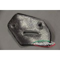 CARBONVANI - DUCATI XDIAVEL CARBON FIBER VERTICAL EXHAUST GUARD - FRONT MOUTH CARBONVANI - DUCATI XDIAVEL CARBON FIBER VERTICAL EXHAUST GUARD - FRONT MOUTH