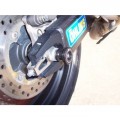 R&G Racing Spindle Sliders for Honda CBR600F '99-'07 with aftermarket exhaust only R&G Racing Spindle Sliders for Honda CBR600F '99-'07 with aftermarket exhaust only