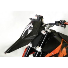 CARBONDRY - CARBON FIBER HEADLIGHT COVER FOR KTM 690SM