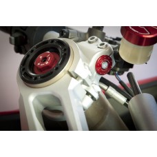 CNC Racing Handlebar Caps (Clip-on Plugs) for Ducati Panigale, Supersport / S, Desmosedici RR, 1198 / 1098 / 848  & ST3 ST4