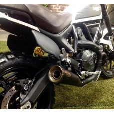 ZARD Carbon Fiber Number Plates (Side Panels) for Ducati Scrambler 400 / 800