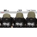Zero Gravity Racing Windshields for the Kawasaki KLR 650 w/ Black Vinyl Mask(2008-2018) Zero Gravity Racing Windshields for the Kawasaki KLR 650 w/ Black Vinyl Mask(2008-2018)
