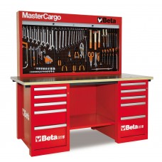 Beta Tools Model C57S  B/R-Mastercargo Workbench Red