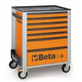 Beta Tools Model C24S 7/O-Mobile Roller Cab 7 Drawers Orange Beta Tools Model C24S 7/O-Mobile Roller Cab 7 Drawers Orange