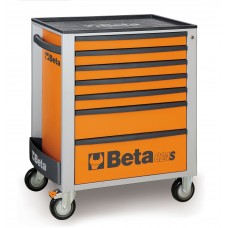 Beta Tools Model C24S  7/O-Mobile Roller Cab 7 Drawers Orange