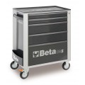 Beta Tools Model C24S 5/G-Mobile Roller Cab 5 Drawers Grey Beta Tools Model C24S 5/G-Mobile Roller Cab 5 Drawers Grey