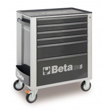 Beta Tools Model C24S  6/G-Mobile Roller Cab 6 Drawers Grey