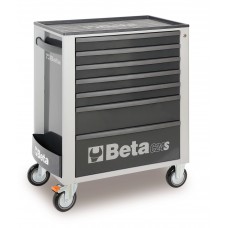 Beta Tools Model C24S  7/G-Mobile Roller Cab 7 Drawers Grey