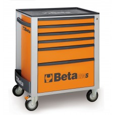 Beta Tools Model C24S  6/O-Mobile Roller Cab 6 Drawers Orange
