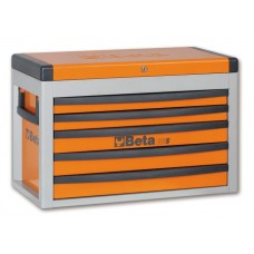 top sections 4x22x2 Beta Tools #C20L Five-Section Cantilever Steel Tool Box; bottom section 8x22x4 