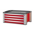 Beta Tools Model C39T  R-Portable Tool Chest 4 Drawers Red