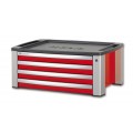 Beta Tools Model C39T R-Portable Tool Chest 4 Drawers Red Beta Tools Model C39T R-Portable Tool Chest 4 Drawers Red