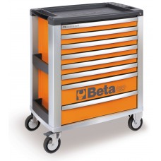 Beta Tools Model C39  O/8-Mobile Roller Cab 8 Drawers Orange