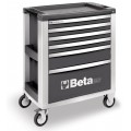 Beta Tools Model C39  G/6-Mobile Roller Cab 6 Drawers Grey