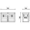 Beta Tools Model C23Sc R-Portable Tool Chest Red Beta Tools Model C23Sc R-Portable Tool Chest Red