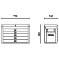 Beta Tools Model C23S G-Portable Tool Chest Grey Beta Tools Model C23S G-Portable Tool Chest Grey