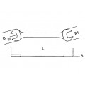 Beta Tools Model 55 30x32mm-Double Open End Wrenches Bright Beta Tools Model 55 30x32mm-Double Open End Wrenches Bright