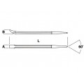Beta Tools Model 963 Pry Bar with Pointed-Flat Bent Ends Beta Tools Model 963 Pry Bar with Pointed-Flat Bent Ends