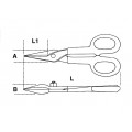 Beta Tools Model 1114 250-Tin Snips Straight Narrow Blade Beta Tools Model 1114 250-Tin Snips Straight Narrow Blade